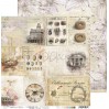 Scrapbooking paper 30x30 cm - Sheet with decorative cards - Hummingbird Song - Craft O Clock