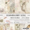 Scrapbooking papers -15x15 cm - Hummingbird Song - Craft O clock