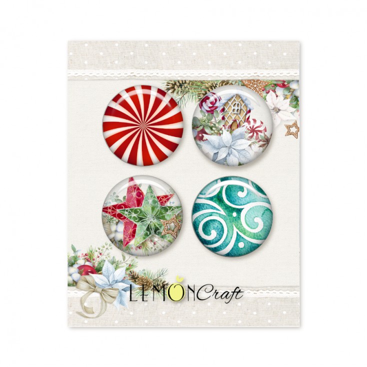 Buttons / badge - This Christmas - Lemoncraft - LEM-TSCHR12