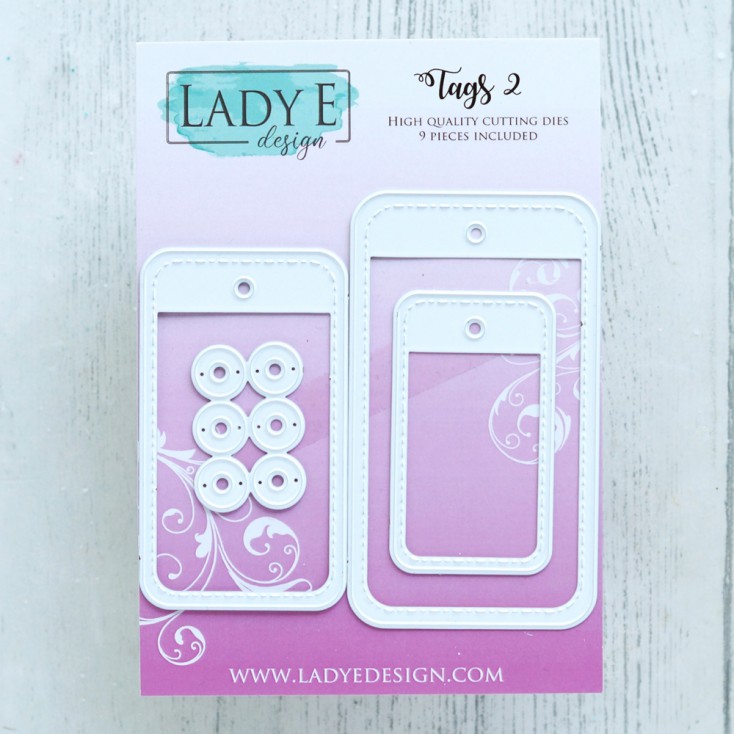 Wykrojniki do papieru - Tags 2 - Lady E Design