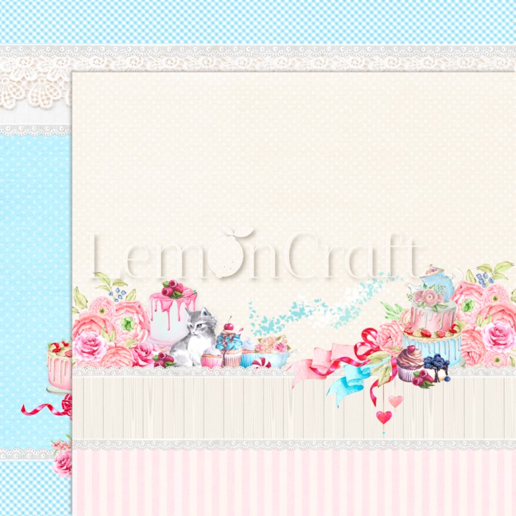 Something Sweet 06 - Lemoncraft - Double-sided scrapbooking paper