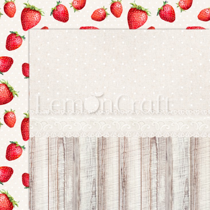 Delicious 01 - Lemoncraft - Double-sided scrapbooking paper