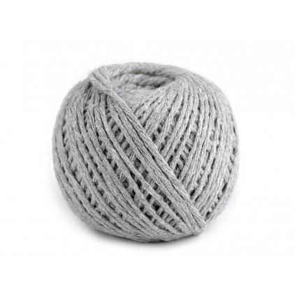 Cotton cord - ball - 2mm thick - pigeon gray