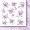 Beyond the mist Flowers - Scrapbooking paper pad 15x15cm - Paper Heaven