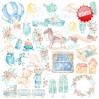 Scrapbooking papers - set of papers 30x30cm - Dreamy baby boy - Fabrika Decoru