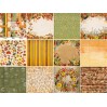 Papiery scrapbooking - zestaw 30x30cm - Autumn botanical diary - Fabrika Decoru