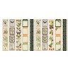 Scrapbooking papers - set of papers 30x30cm - Summer botanical diary - Fabrika Decoru