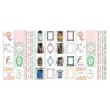 Scrapbooking papers - set of papers 30x30cm - Scent of spring - Fabrika Decoru
