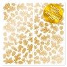 Transparent foil - Golden pine cones - transparent foil with gold print - Fabrika Decoru