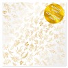 Transparent foil - Golden Branches - transparent foil with gold print - Fabrika Decoru