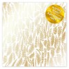 Folia transparentna - Golden Fern - folia przezroczysta ze złotym nadrukiem - Fabrika Decoru