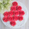 Scrapbooking róże z foamiranu - Magda Frątczak - zestaw 14 - 6 sztuk