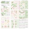 Paper pad - pictures for cutting 15.2x20.3cm - Happiness Elements - Lemoncraft
