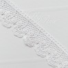 Guipure lace - 4 cm wide - white - 1 meter