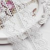 Guipure lace - 4.5 cm wide - white - 1 meter