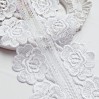 Guipure lace - 7.6 cm wide - white - 1 meter