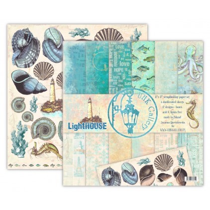 Lighthouse - Set of scrapbooking papers - UHK Gallery
