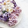Paper flowers - color mix set 03 - cherry blossom - 50 pieces