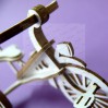 Crafty Moly - Tekturka - Trójkołowy rowerek 3D