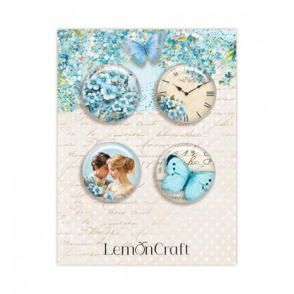 Buttons / badge - Dear Diary - FORGET-ME-NOT - Lemoncraft