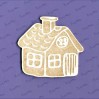 Crafty Moly - Cardboard element - Gingerbread house