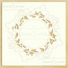 Latarnia Morska - Chipboard - Round floral frame