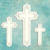 Latarnia Morska - Chipboard - Decorative crosses, 7 pieces