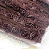 Roses on tulle - brown