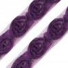 Roses on tulle - violet