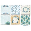 Decorer - Set of scrapbooking papers - Forget-me-not