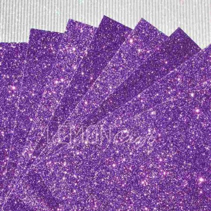 Glitter paper - light violet