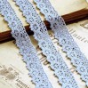 Cotton lace - blue - 1 meter