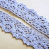 Cotton lace - blue - 1 meter