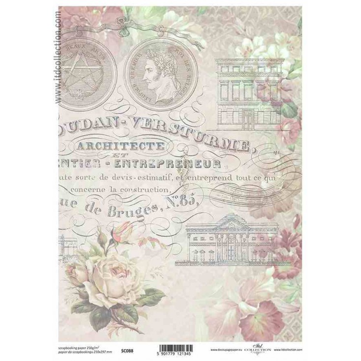 ITD Collection - Scrapbooking paper - SC088