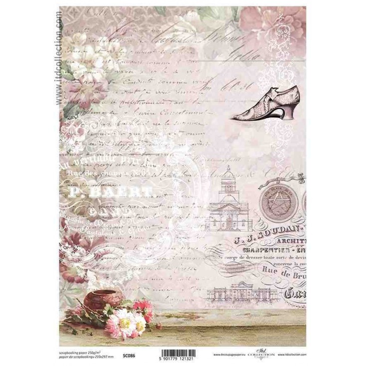 ITD Collection - Scrapbooking paper - SC086