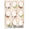 ITD Collection - Scrapbooking paper - TAG082