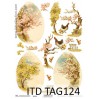 ITD Collection - Scrapbooking paper - TAG124