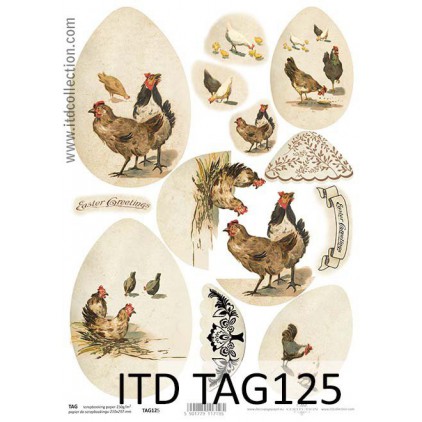 ITD Collection - Papier do scrapbookingu - TAG125