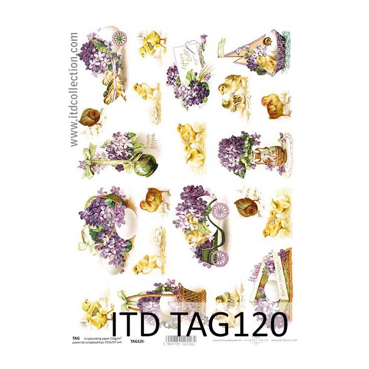 ITD Collection - Scrapbooking paper - TAG120