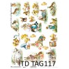 ITD Collection - Scrapbooking paper - TAG117