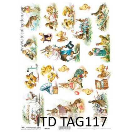 ITD Collection - Papier do scrapbookingu - TAG117