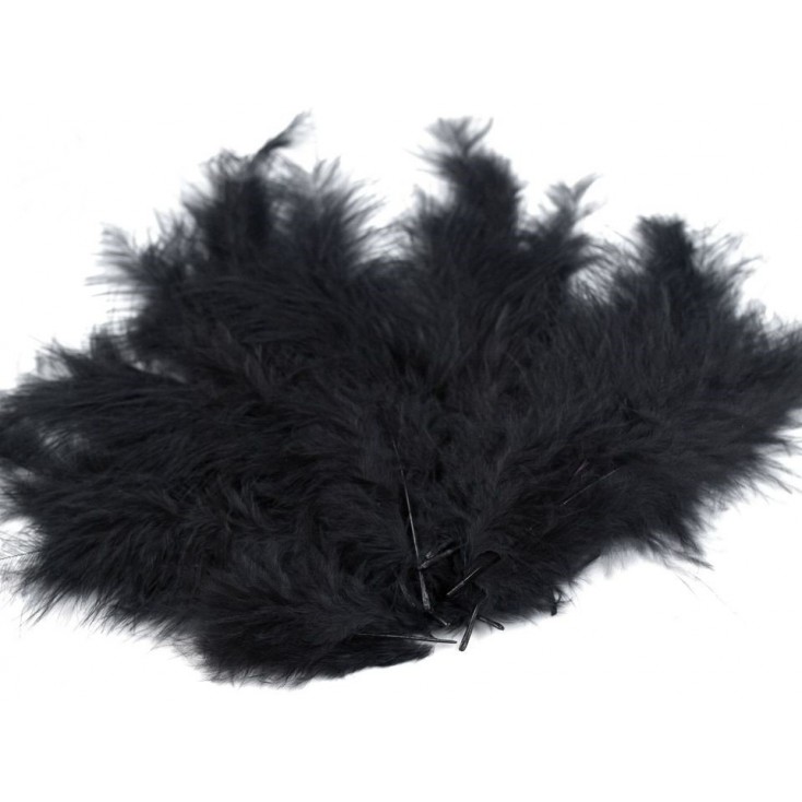 Ostrich feathers - Black