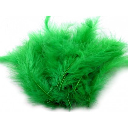 Ostrich feathers - Green