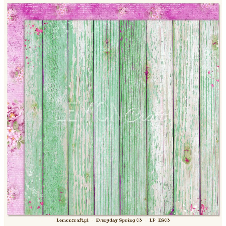 Double sided scrapbooking paper - Everyday Spring 03