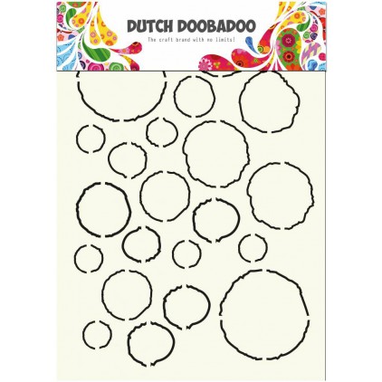 Dutch Doobadoo - Maska, szablon A4 - Grunge
