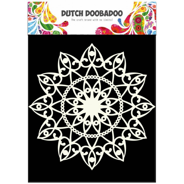 Dutch Doobadoo - Mask, stencil, template A4 - Doily