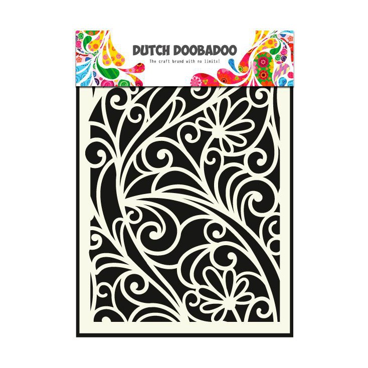 Dutch Doobadoo - Maska, szablon A5 - Flower Window