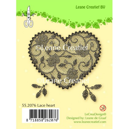 Set of clear stamps - Lace Heart