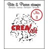 Stempel silikonowy Crealies - Bits & Pieces no. 3 - Crackle