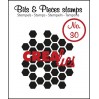 Clear stamp Crealies - Bits & Pieces no. 30 - Honeycomb
